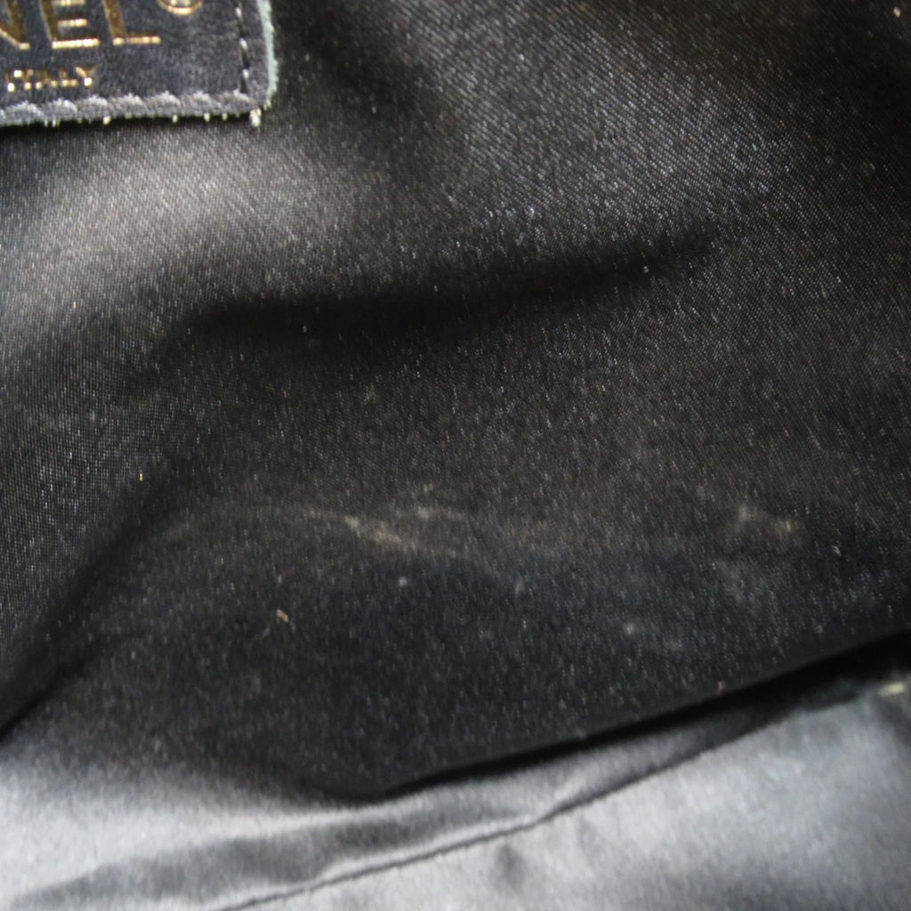 Pre-Owned CHANEL Matelasse ChainShoulder Bag Black Caviar Skin (Grained Calf) (Fair)