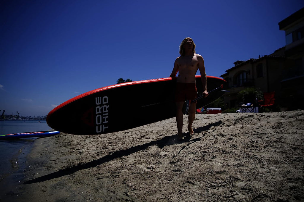 Core Third Tahoe 13'6" Inflatable Paddle Board for Beaches and Lakes with Complete SUP Kit