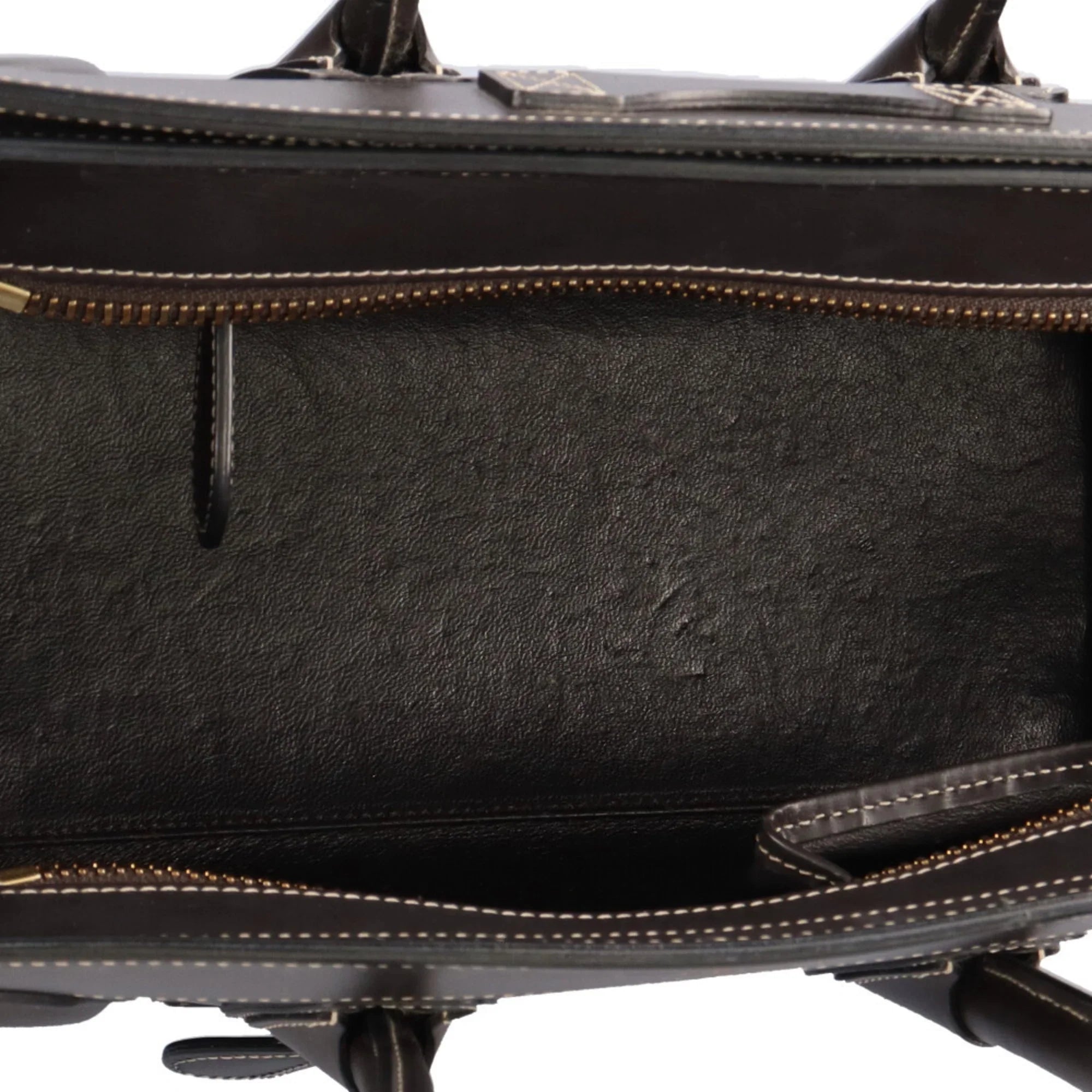Pre-Owned Celine CELINE Micro Shopper Luggage Handbag Calf Ladies (Good)