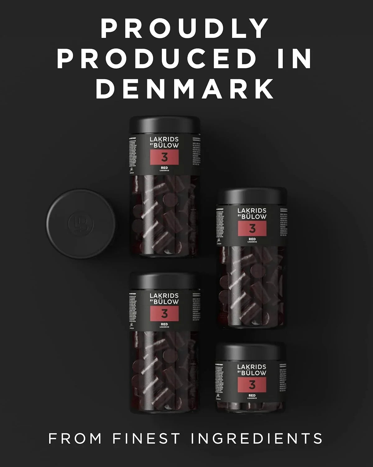3  Red Licorice  5.29 OZ  Vegan Gourmet Licorice From Scandinavia  Gluten & Gelatine  Authentic Danish Candy
