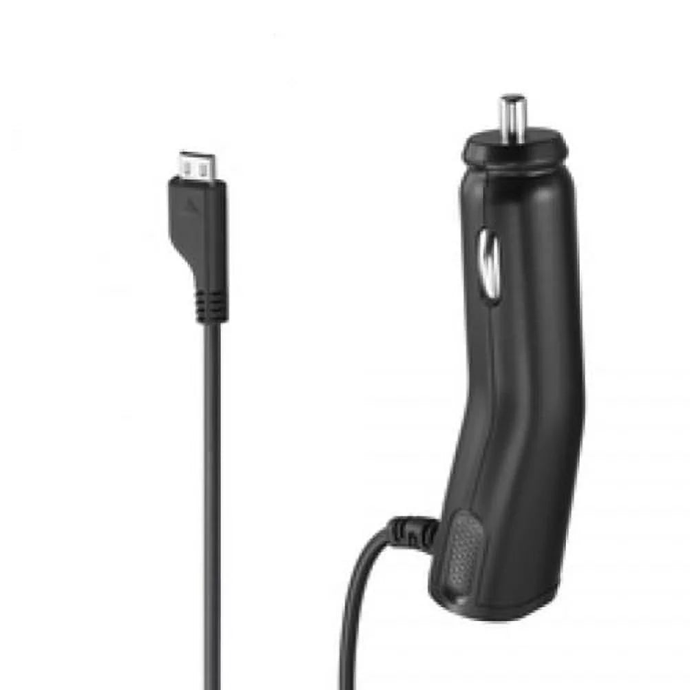 Non-Slip Dash Car Mount w Coiled Micro-USB Charger for Samsung Galaxy Grand Prime Express Prime, J7 Perx, S7 Edge S6 Edge+ Edge Active S5 Active, Note 5 4 3 Mega 2, J5 J3 Emerge, Halo Amp 2