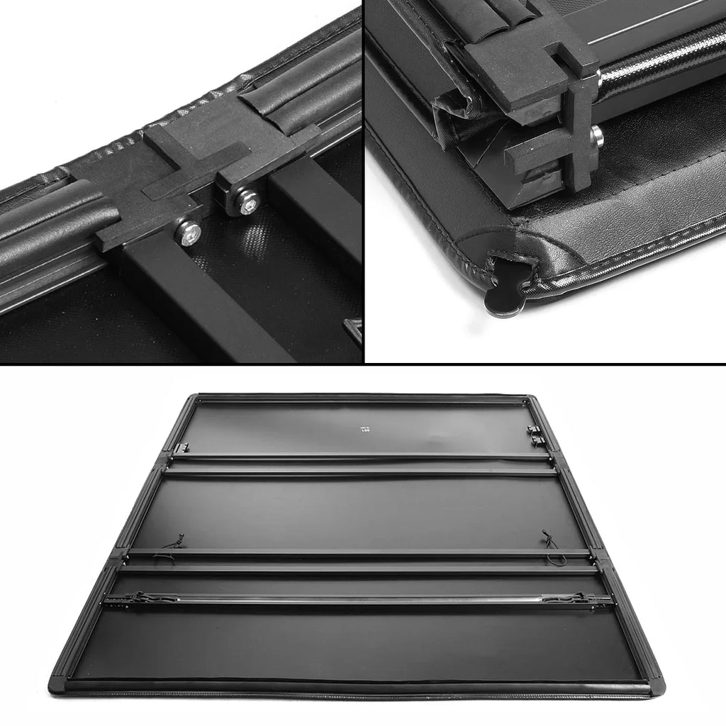 Auto Drive Soft Tri Fold Truck Bed Tonneau Cover Fits Ford Ranger Flareside/Splash 6' 1993-2011