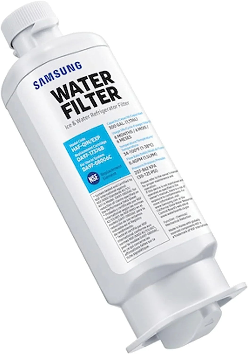 DA97-17376B HAF-QIN, DA9717376B HAF-QIN/EXP Refrigerator Water Filter RF23M8070SG Pack of 4