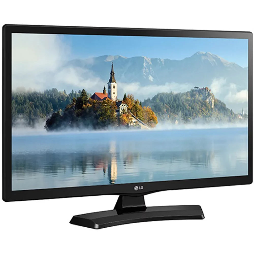 LG 24" Class 23.6" Diag HD 720p LED TV 2017 Model (24LJ4540) with 2x 6ft High Speed HDMI Cable, Screen Cleaner for LED Telivision