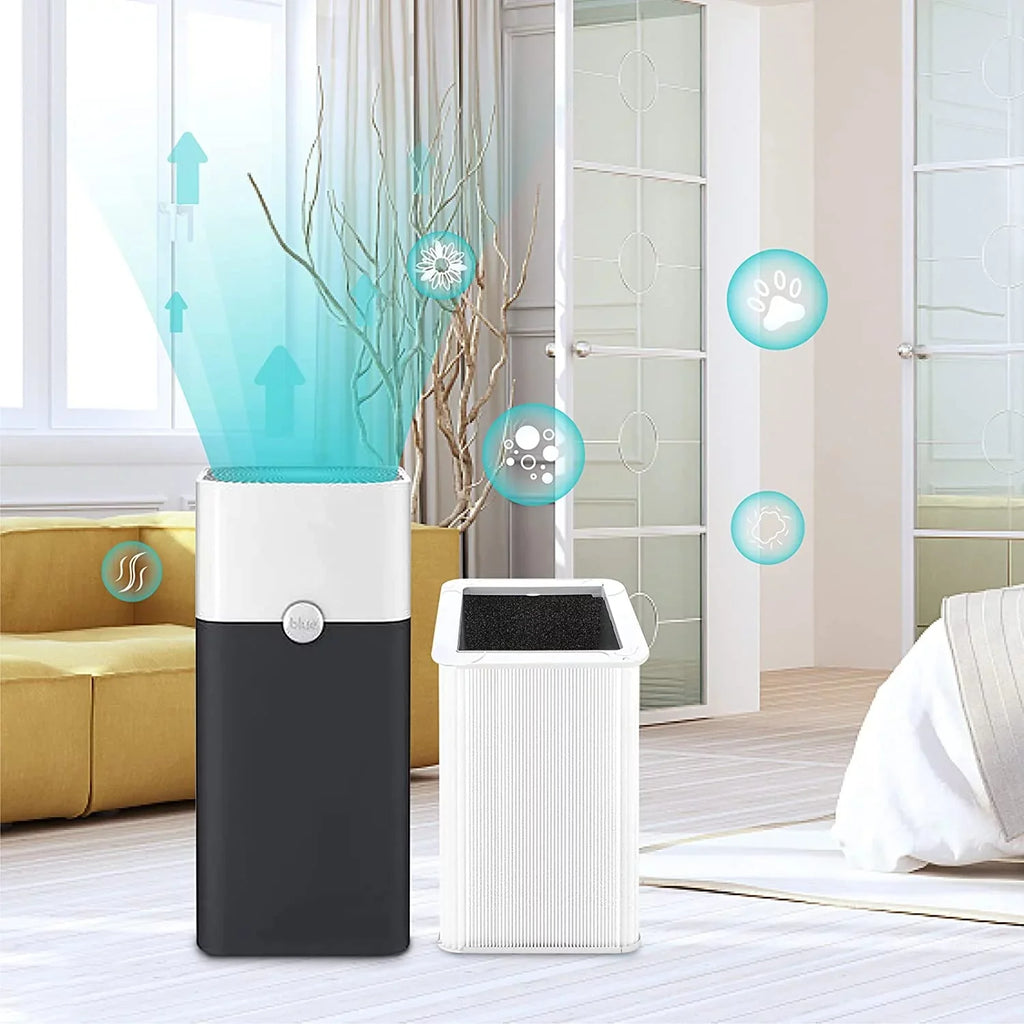 121 Replacement Filter Compatible with Blueair Blue Pure 121 Air Purifier, HEPA and Activated Carbon Filter
