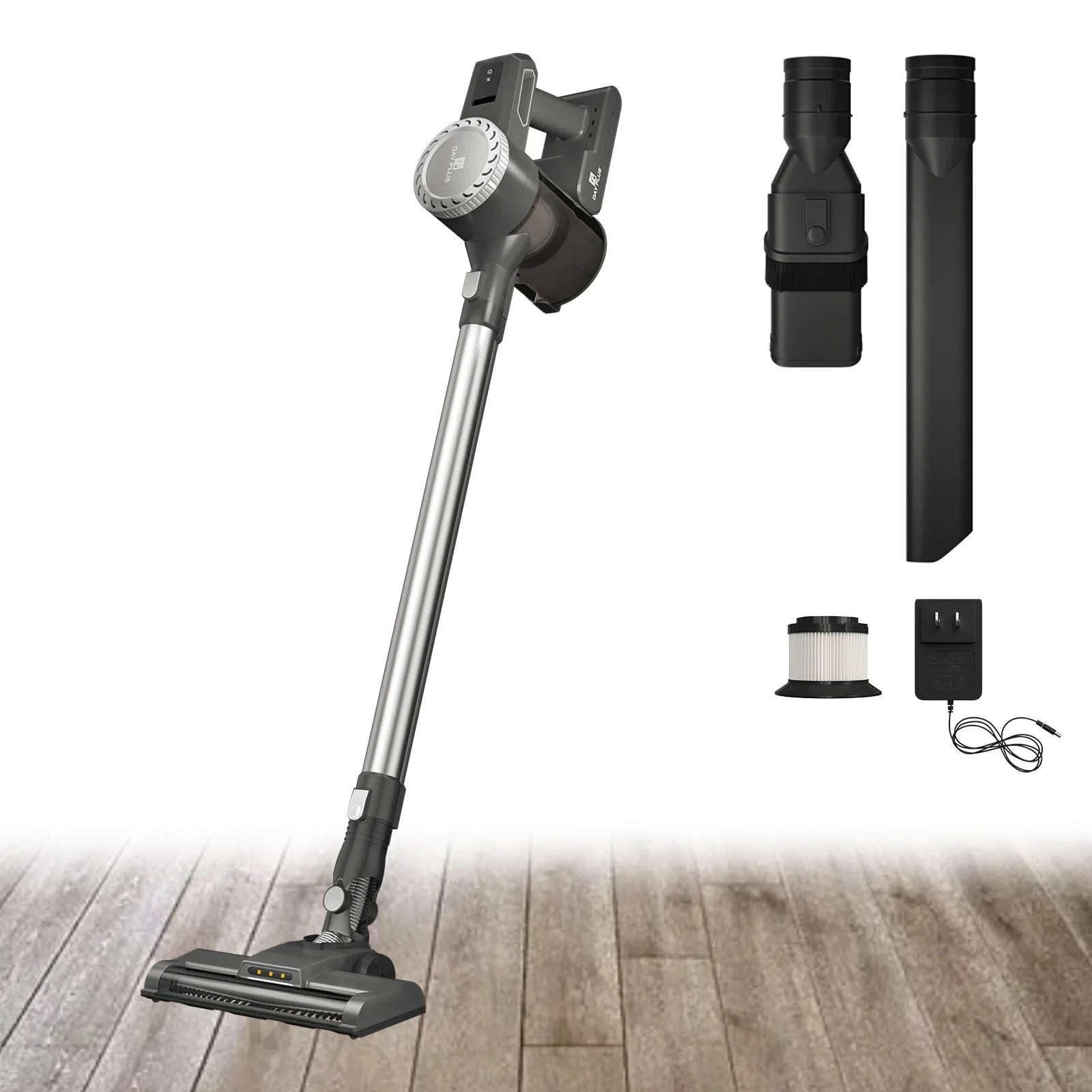 Cordless Vacuum Cleaner 2000mAh Battery, 2 Suction Modes Max 15Kpa, Lightweight Stick Vacuum for Home, Hardwood Floor, Carpet, Pet Hair
