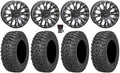 System 3 SB-4 Black (6+1) 15" Wheels 32" Trail Saw 2.0 Tires Can-Am Commander Maverick Renegade Outlander Defender