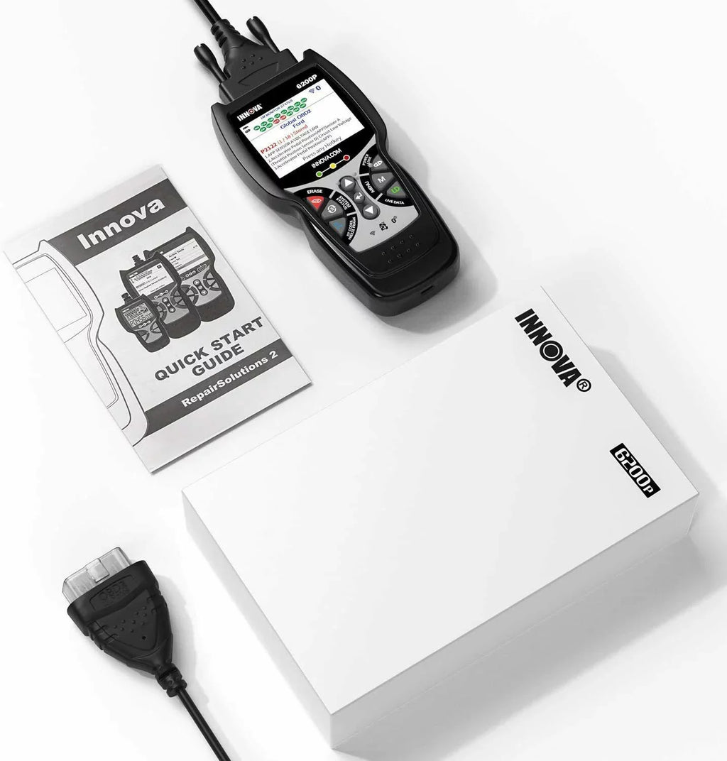 INNOVA 6200P OBD2 Scanner Code Reader Full System ABS SRS Battery Registratio Oil Bluettoth Diagnostic Tool