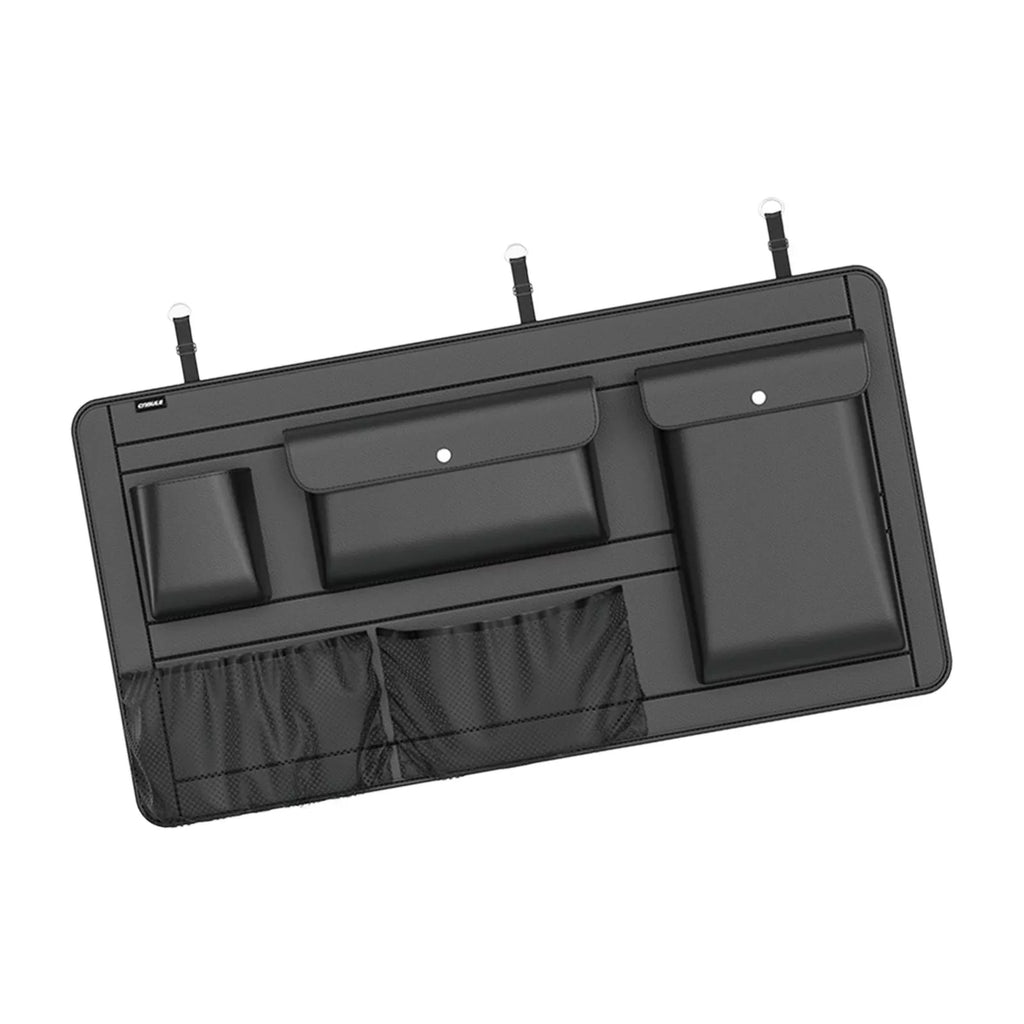 Car Back Seat Trunk Hanging Organizer 90cmx45cm Saving Space Easily Install Durable with Multiple Pockets for SUV Truck