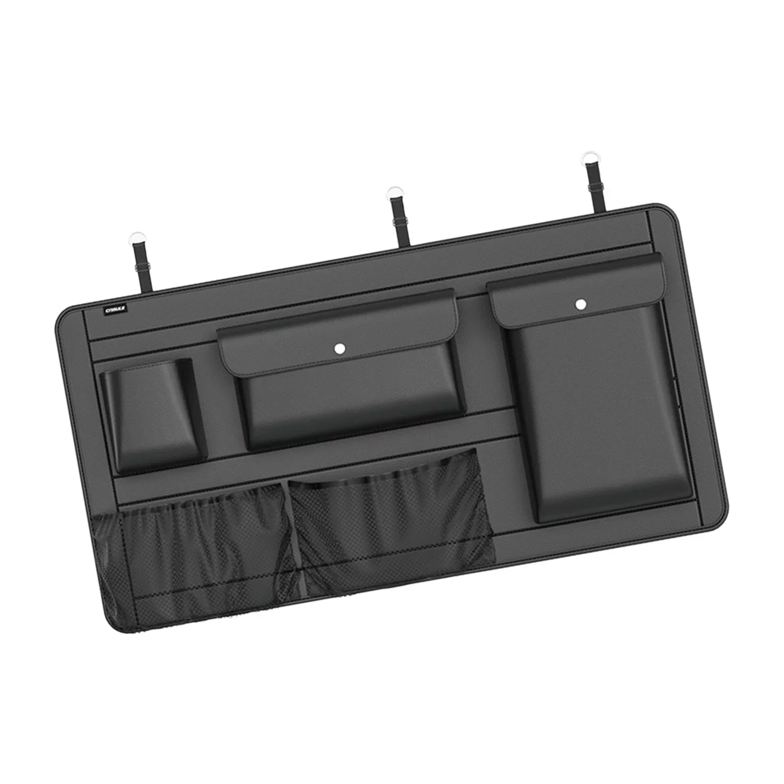 Car Back Seat Trunk Hanging Organizer 90cmx45cm Saving Space Easily Install Durable with Multiple Pockets for SUV Truck
