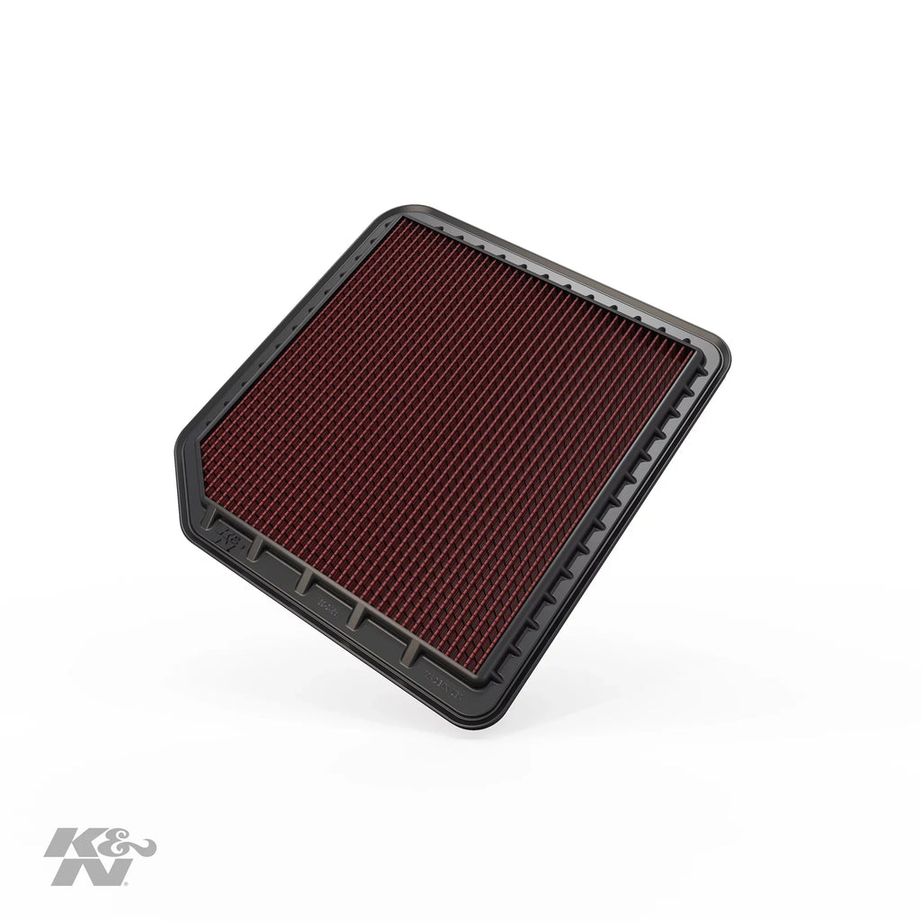 K&N Engine Air Filter: High Performance, Premium, Washable, Replacement Filter: 2012-2019 Nissan/Infiniti V8 5.6 L (Armada, Patrol, QX80, QX56), 33-2456