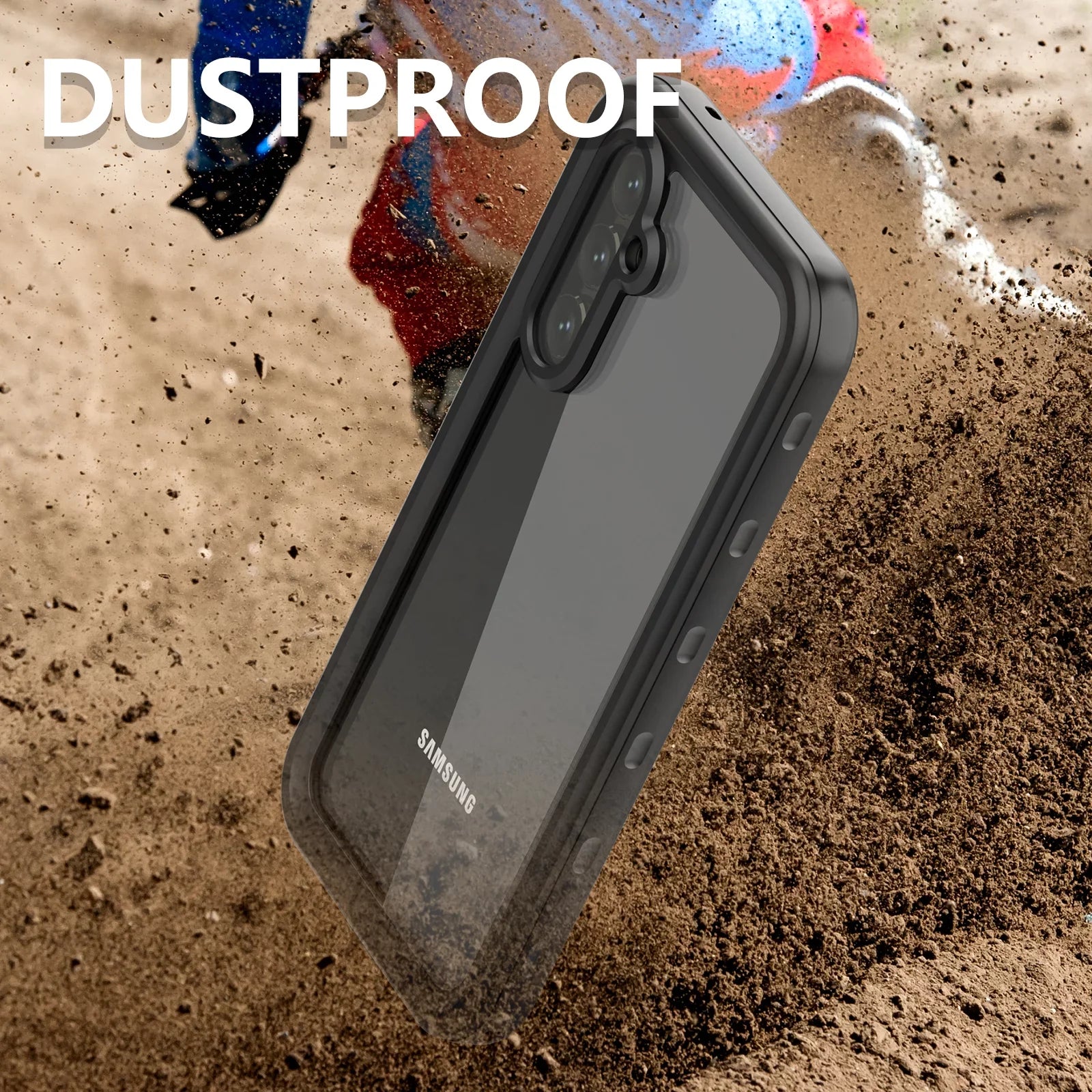 ELEHOLD Rugged Waterproof Case for Samsung Galaxy A54 5G,IP68 Underwater Built-in Screen Protector Full-Body Protection Shockproof Dustproof Waterproof Scratch-Resistant Case for Samsung A54 5G
