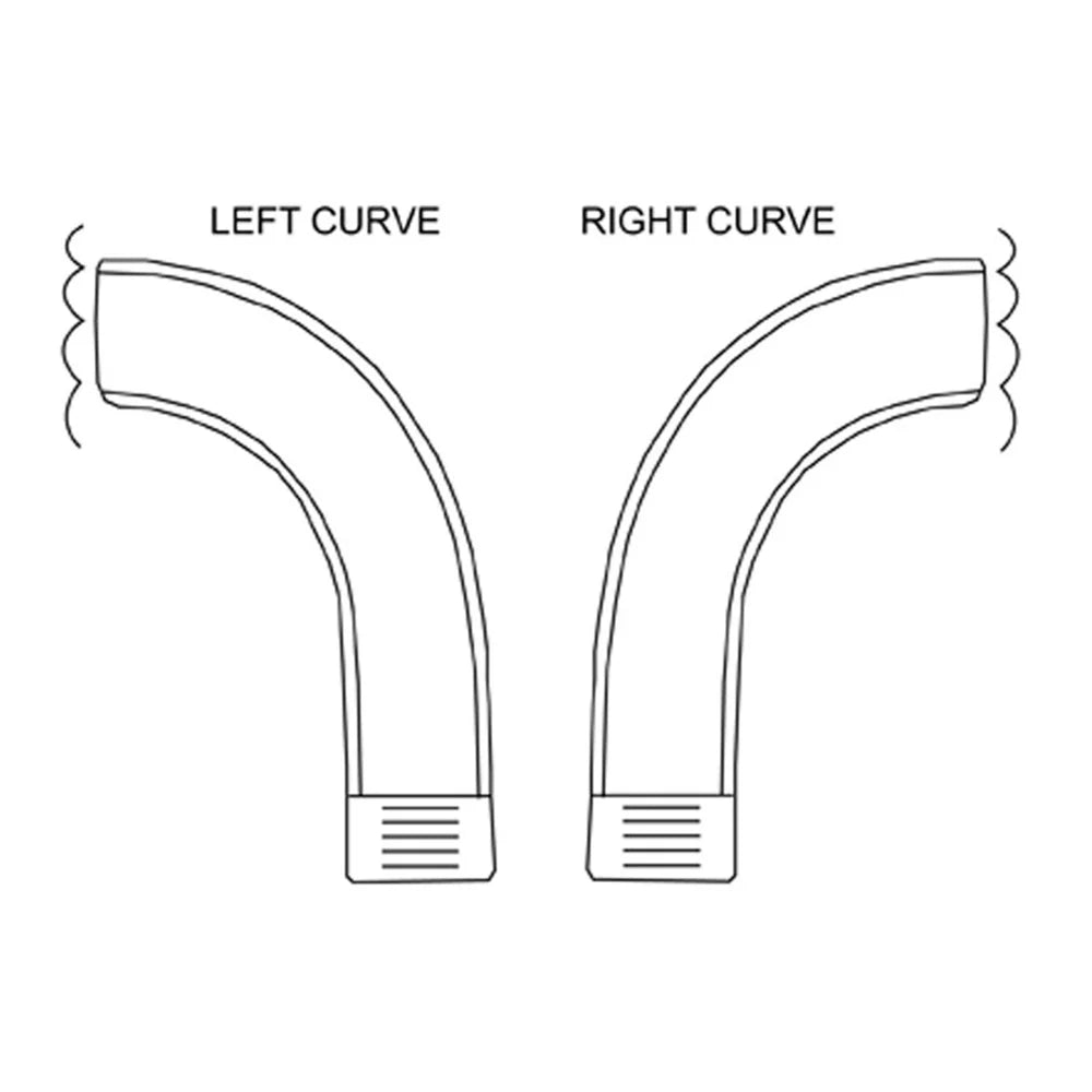 S.R. Smith 610-209-58210 Rogue2 Pool Slide Left Curve Taupe for Swimming Pools