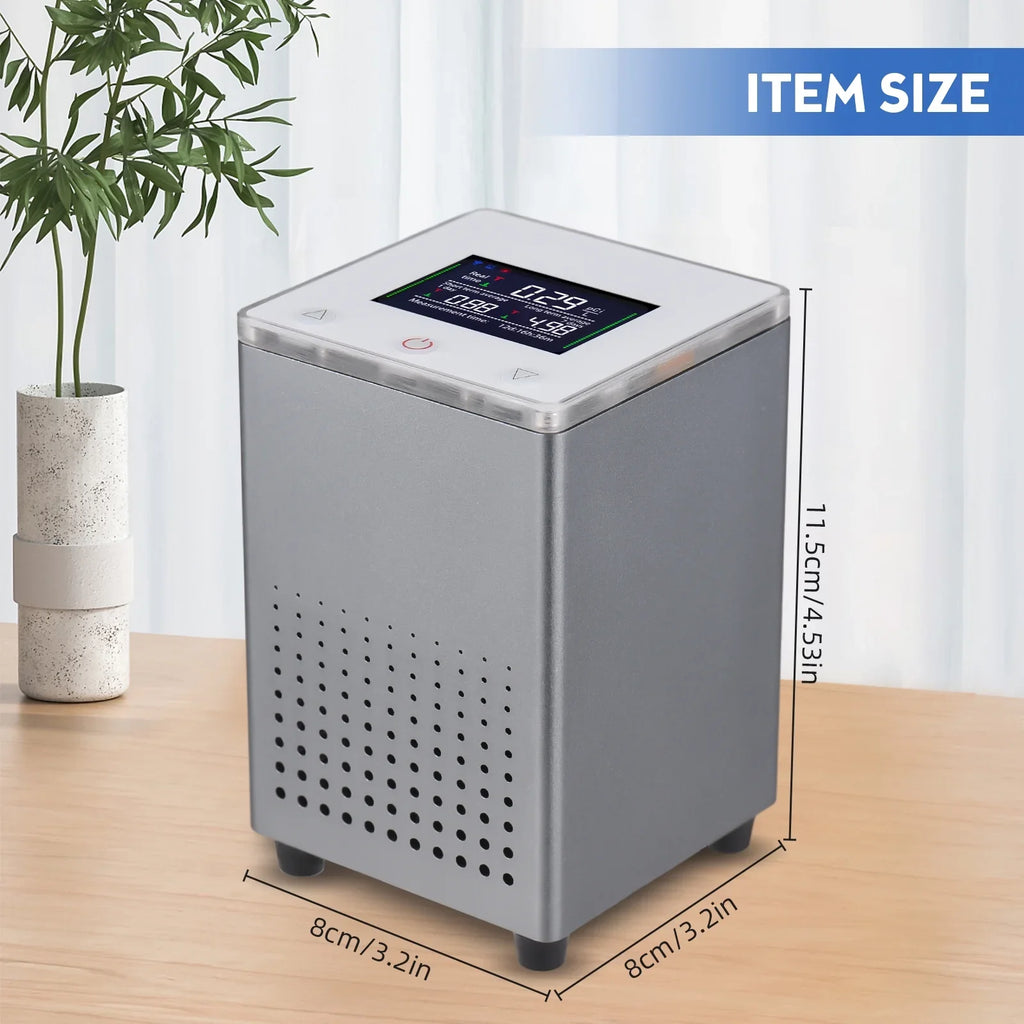 Pristin Radon Detector,Radon Tuya APP Alarms Professional Smart Indoor Room Office APP Quickly Sensitively WiFi Radon Tester Sound Alarms Professional Monitor Data WiFi Radon Tester Indoor