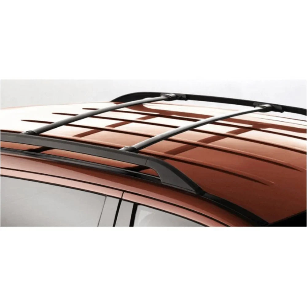 For Ford Explorer Police Interceptor Utility Roof Rack Bar 2Pc Black Aluminum