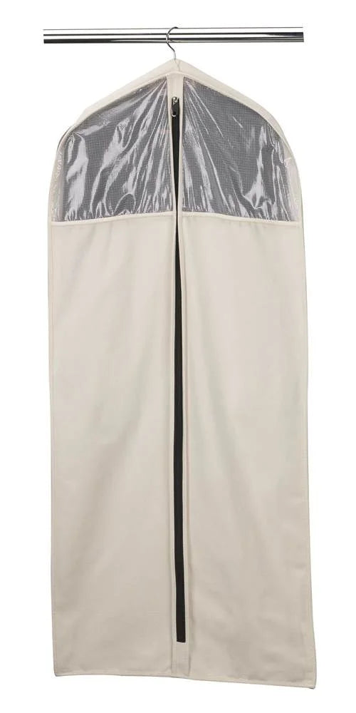 Household Essentials Cedarline Zippered Hanging Canvas Suit/Dress Bag