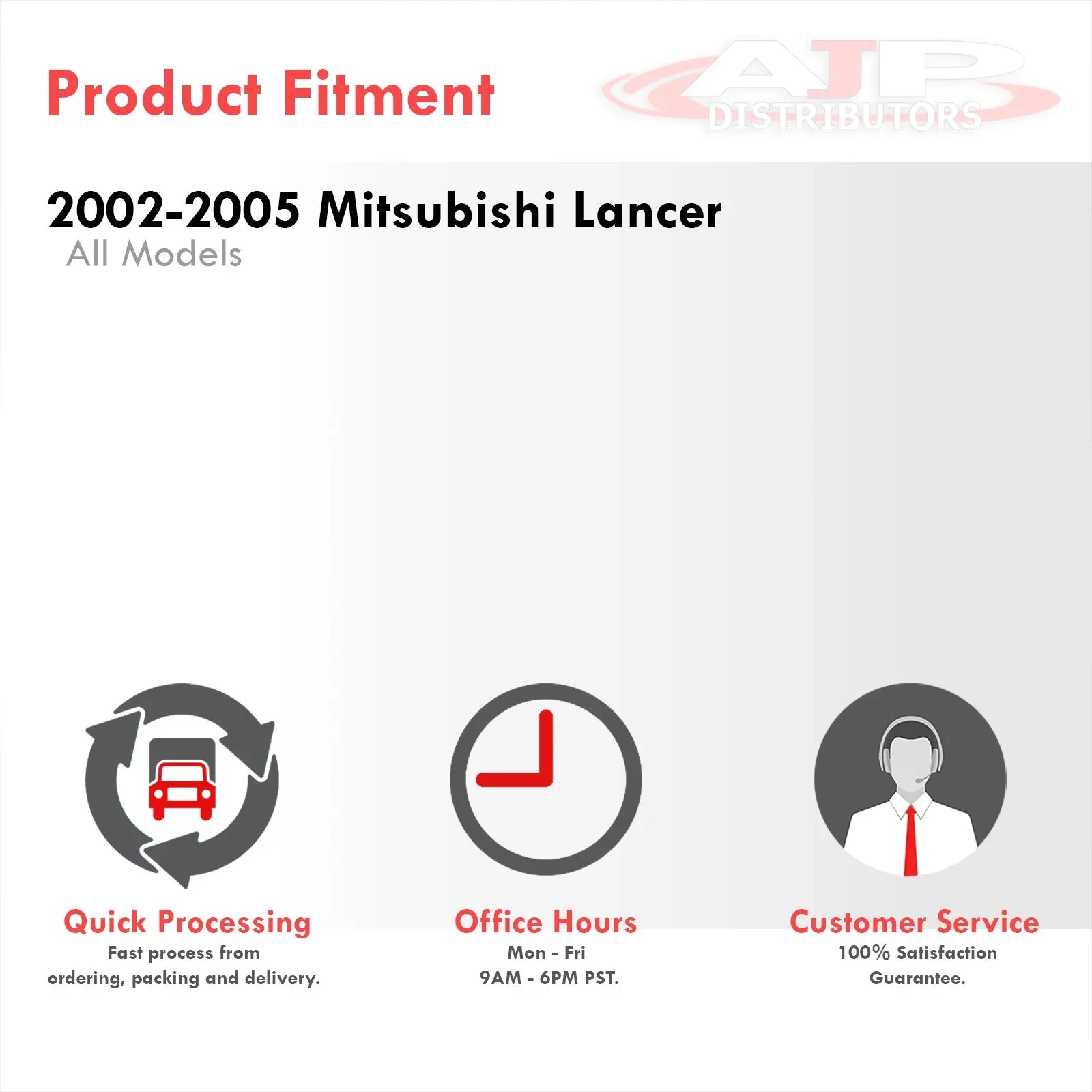 AJP Distributors Cold Air Intake CAI JDM Induction System Black Aluminum Piping + Filter Compatible/Replacement For Mitsubishi Lancer ES LS OZ 2.0L l4 Manual Trans M/T 2002 2003 2004 2005 02 03 04 05