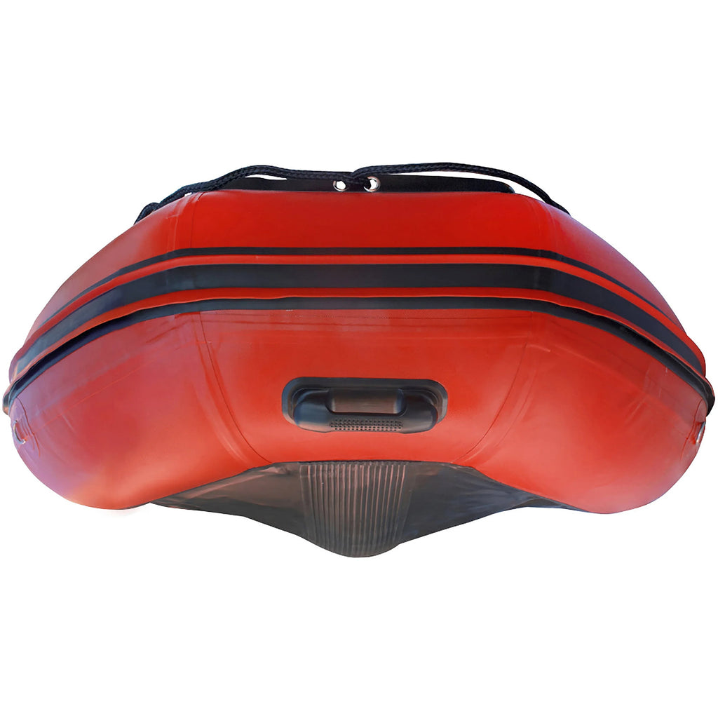 ALEKO Inflatable Boat with Air Deck Floor - 10.5 Ft - Red