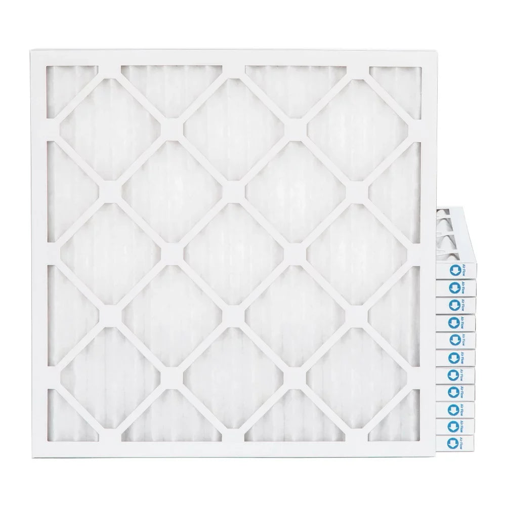 Pamlico Air 18x18x1 MERV 8 Pleated AC Furnace Air Filters. Case of 12. Actual Size: 17-3/4 x 17-3/4 x 3/4