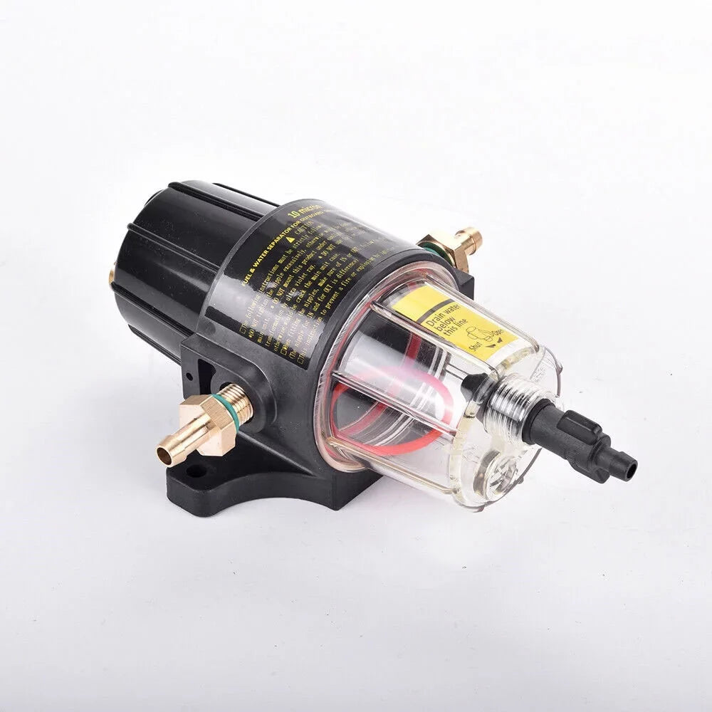 ACA UF-10K Fuel Filter Water Separator Assembly With Clear Bowl for Yamaha Suzuki Tohatsu Mercury Outboard Engine