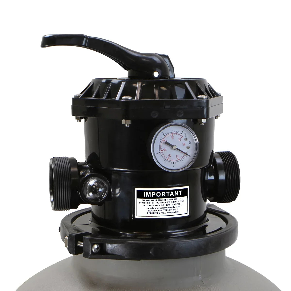 XtremepowerUS 16" Above Inground Swimming Pool Sand Filter System 7-Way Multi-Port up to 21,000 Gallons with Stand