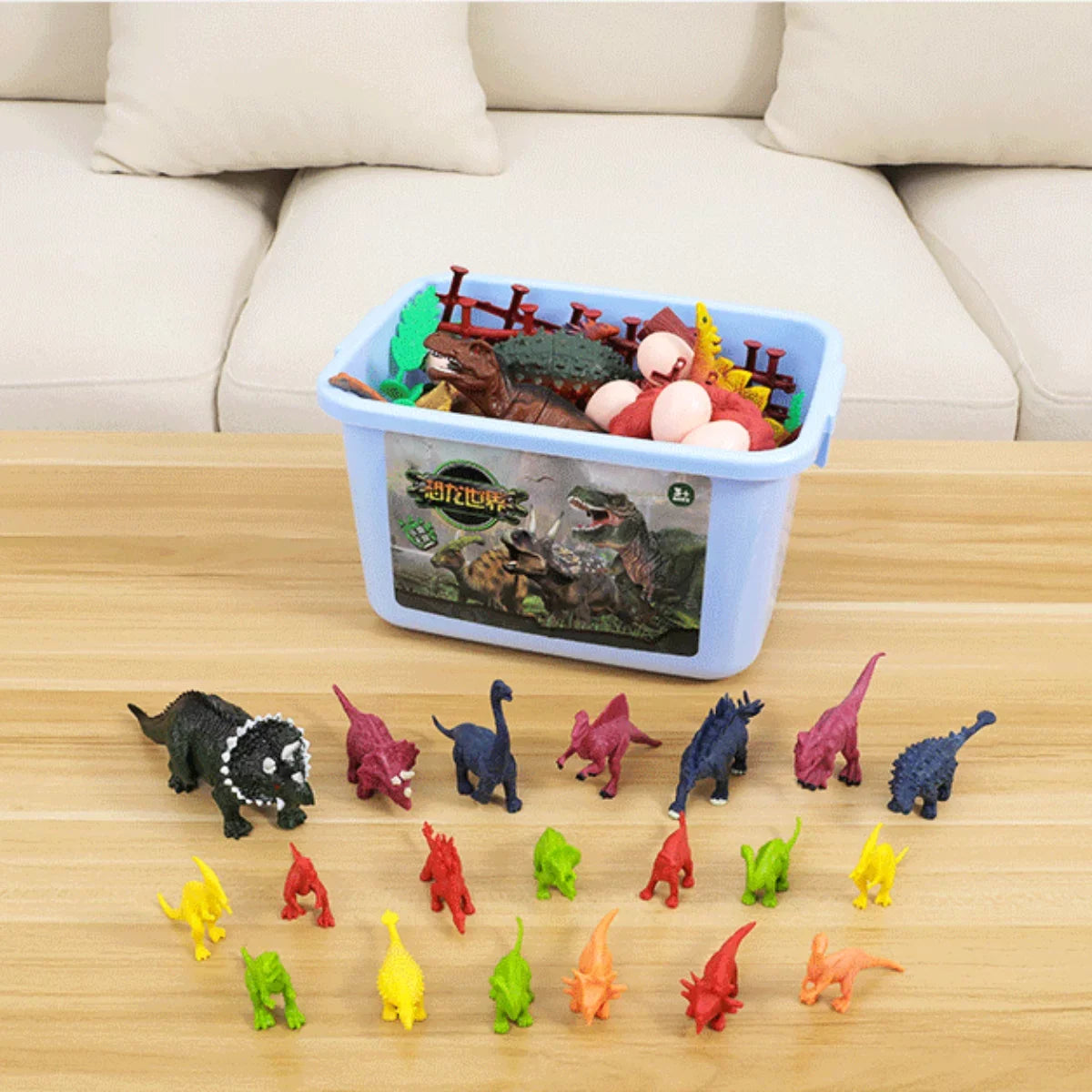 Imoment Jumbo Dinosaur Toys for Kids,Large T-Rex Toys for Dinosaur Lovers, Dinosaur Toys for Boys Girls Kids 3-7 Years Old,68PCS