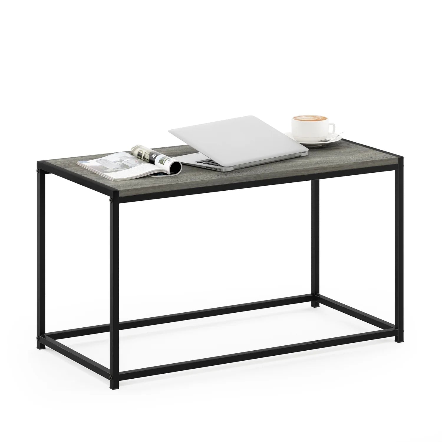 Furinno Camnus Modern Living Coffee Table, French Oak Grey