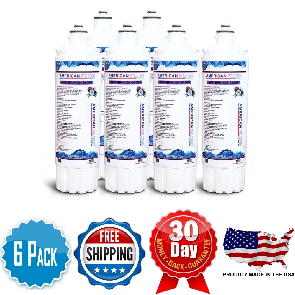 AFC Brand , Water Filters , Model # AFC-EPH-104-9000S , Compatible with EcoLab® 9320-2403 - 6 Filters - Made in U.S.A.