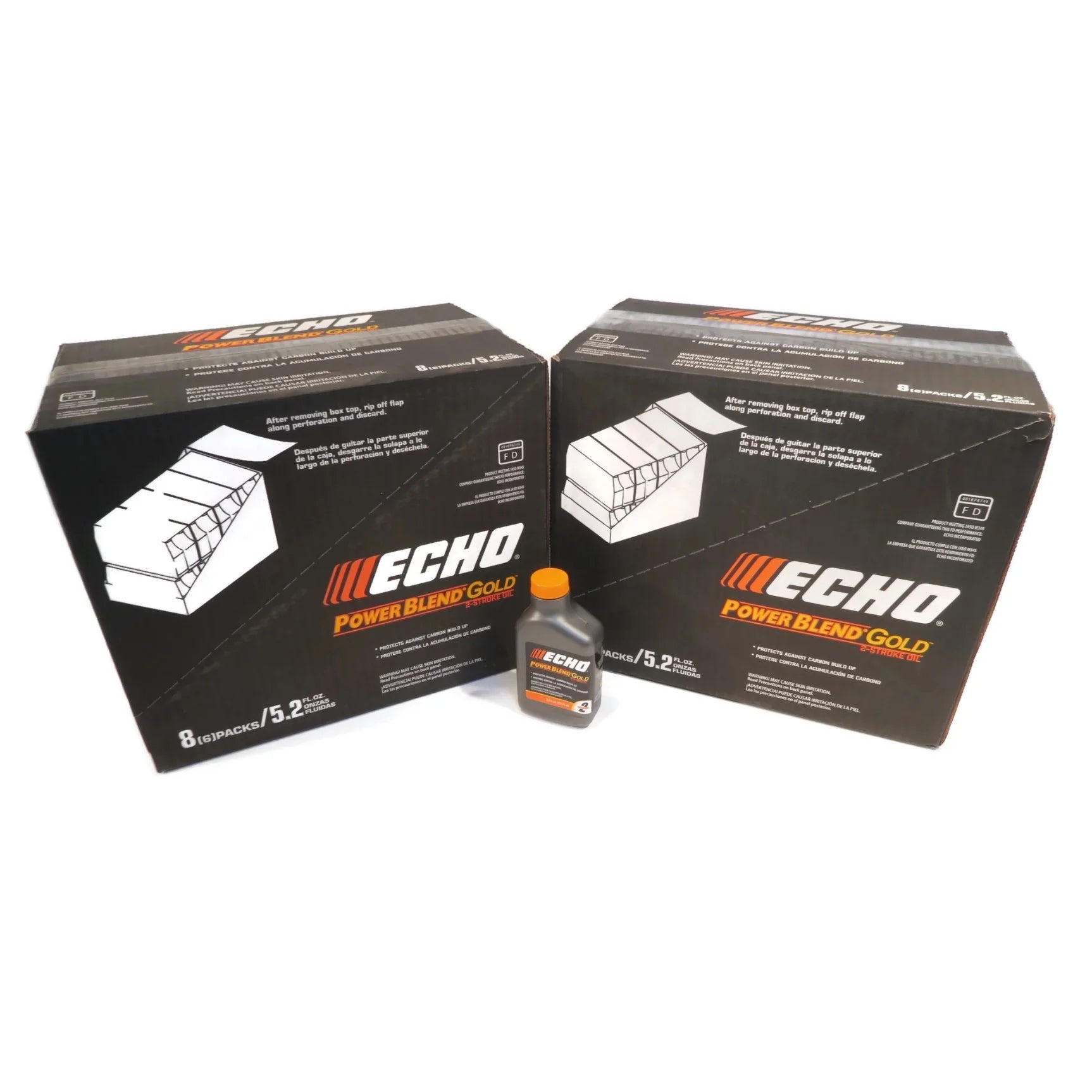 ECHO New OEM Oil of 2 Cycle Power Blend Gold for 2-Stroke Engines 5.2 Ounce Bottles (Pack of 96)