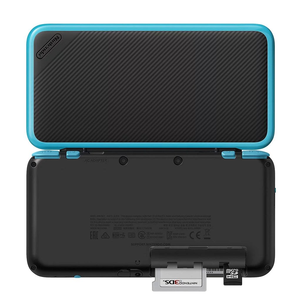 Repaired Nintendo New Model 2DS XL Black Turquoise (Refurbished)