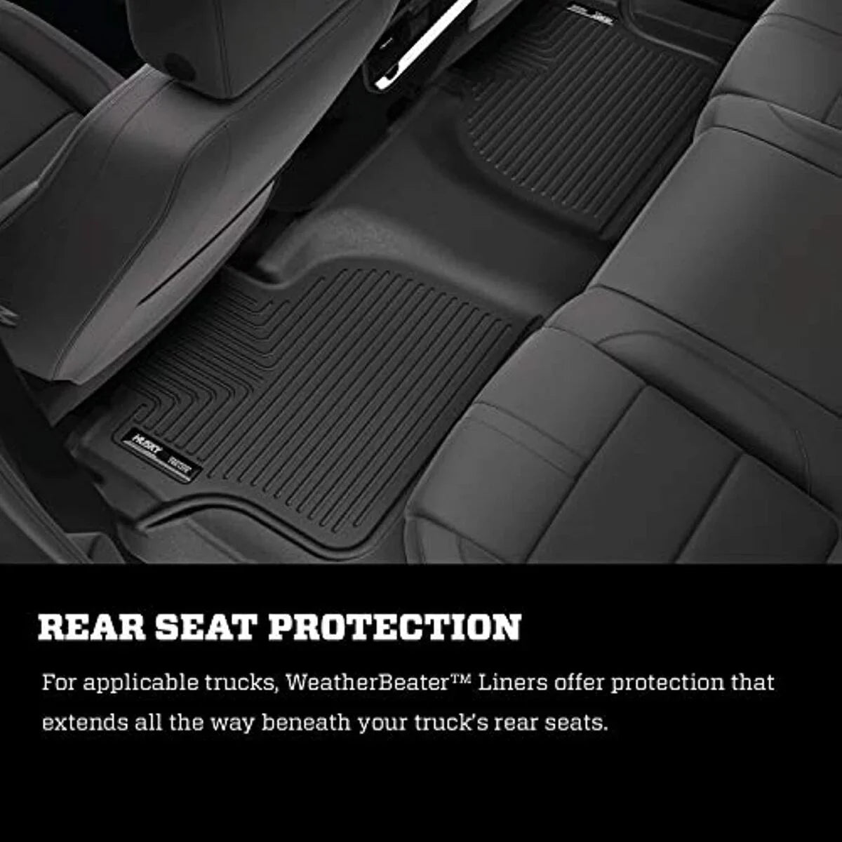 Husky by RealTruck 2nd Seat Floor Liner Compatible with 17-19 Pacifica Compatible with select: 2017-2021 Chrysler Pacifica Touring L, 2020-2021 Chrysler Voyager