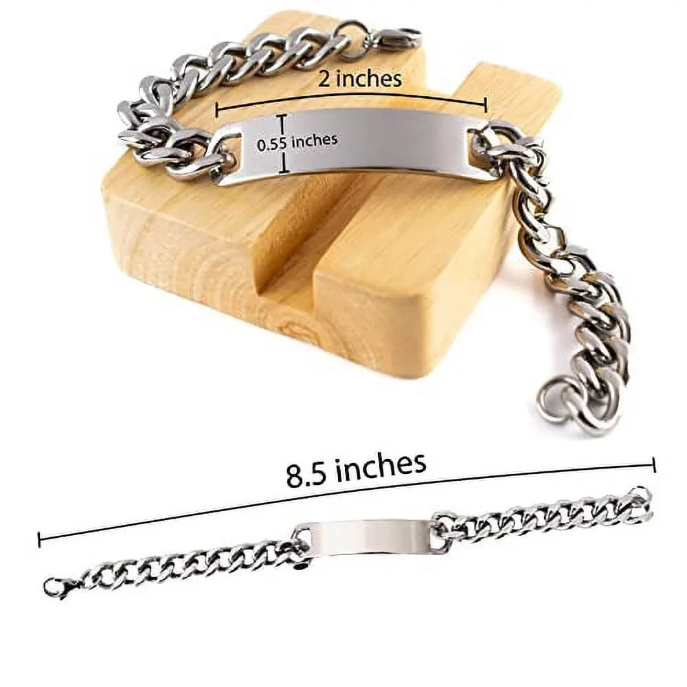 amangny Trivia is My Happy Place. Cuban Chain Bracelet, Trivia Present from, Motivational Engraved Bracelet for Friends