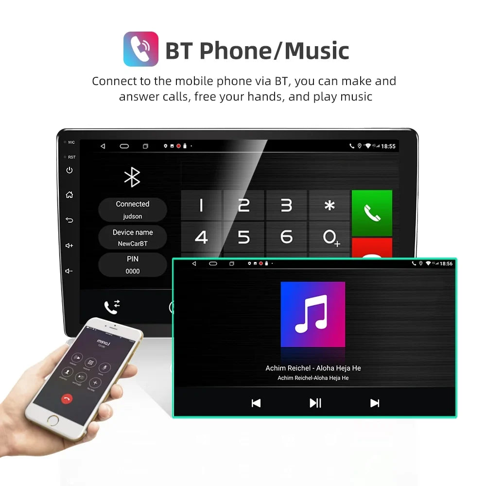 JMANCE Android 10 Car Stereo for Toyota Sienna 2011-2014 9" Touch Screen Radio Support Wireless Apple CarPlay Andriod Auto