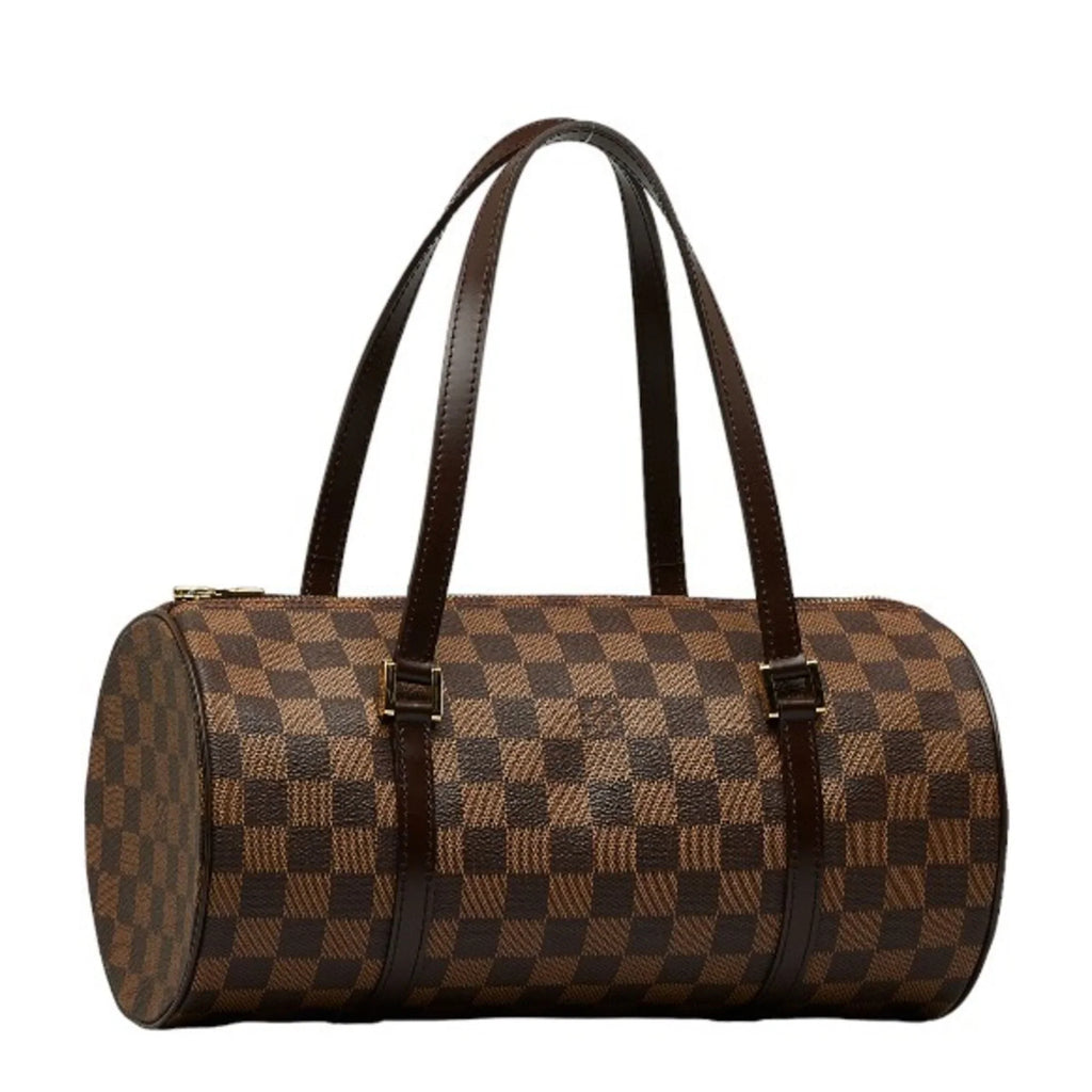 Pre-Owned Louis Vuitton Damier Ebene Papillon Handbag N51303 Brown PVC Leather Women's LOUIS VUITTON (Good)
