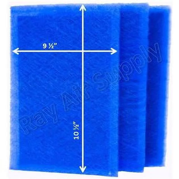 RayAir Supply 12x12 MicroPower Guard Air Cleaner Replacement  Filter Pads (3 Pack)
