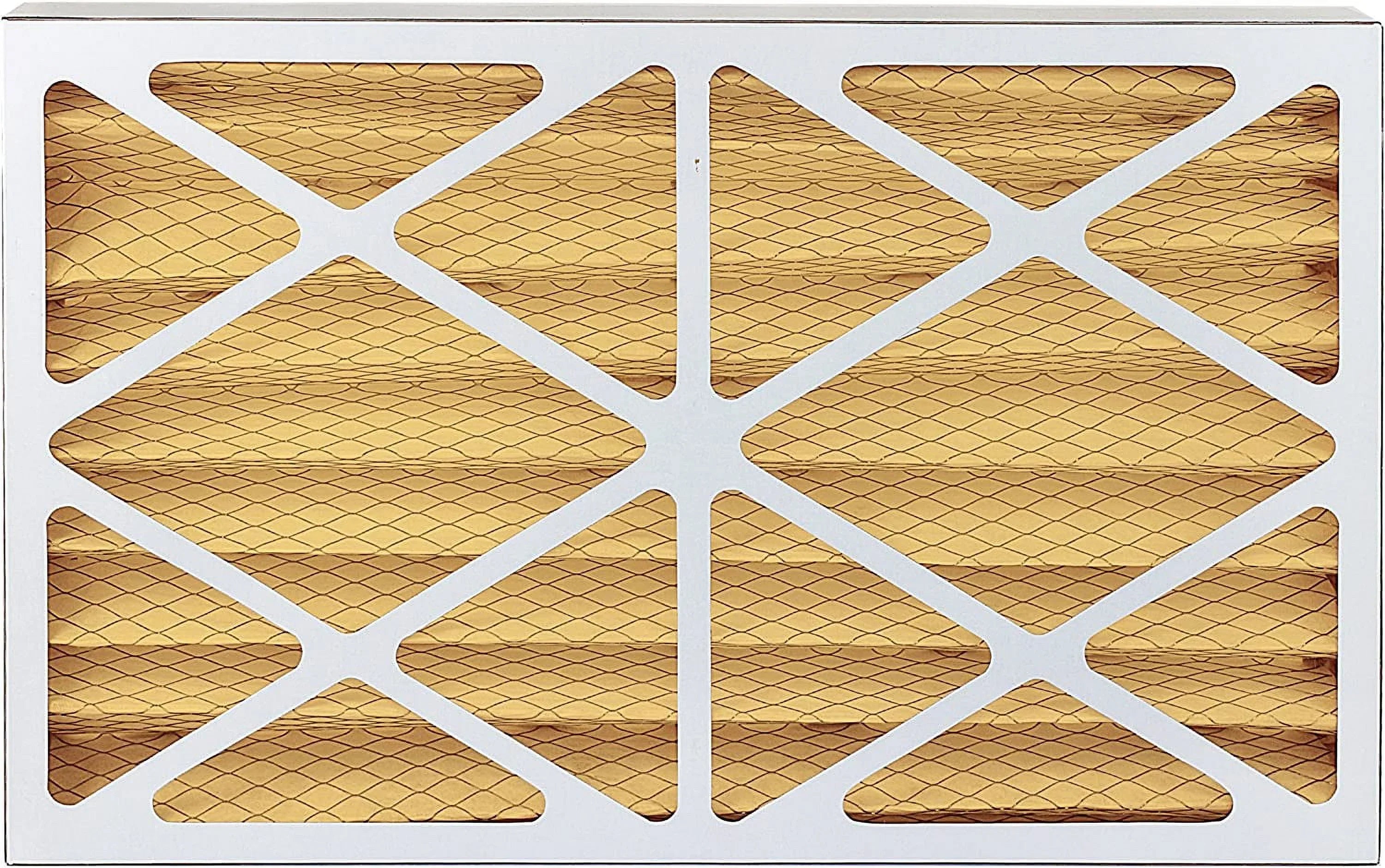 Filterbuy 10x25x4 MERV 11 Pleated HVAC AC Furnace Air Filters (12-Pack)