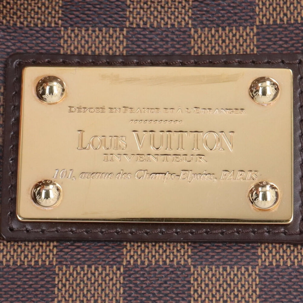 Pre-Owned Louis Vuitton Hampstead MM Damier Shoulder Bag Canvas N51204 Brown Women's LOUIS VUITTON BRB03130000004147 (Good)