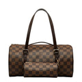 Pre-Owned Louis Vuitton Damier Ebene Papillon Handbag N51303 Brown PVC Leather Women's LOUIS VUITTON (Good)