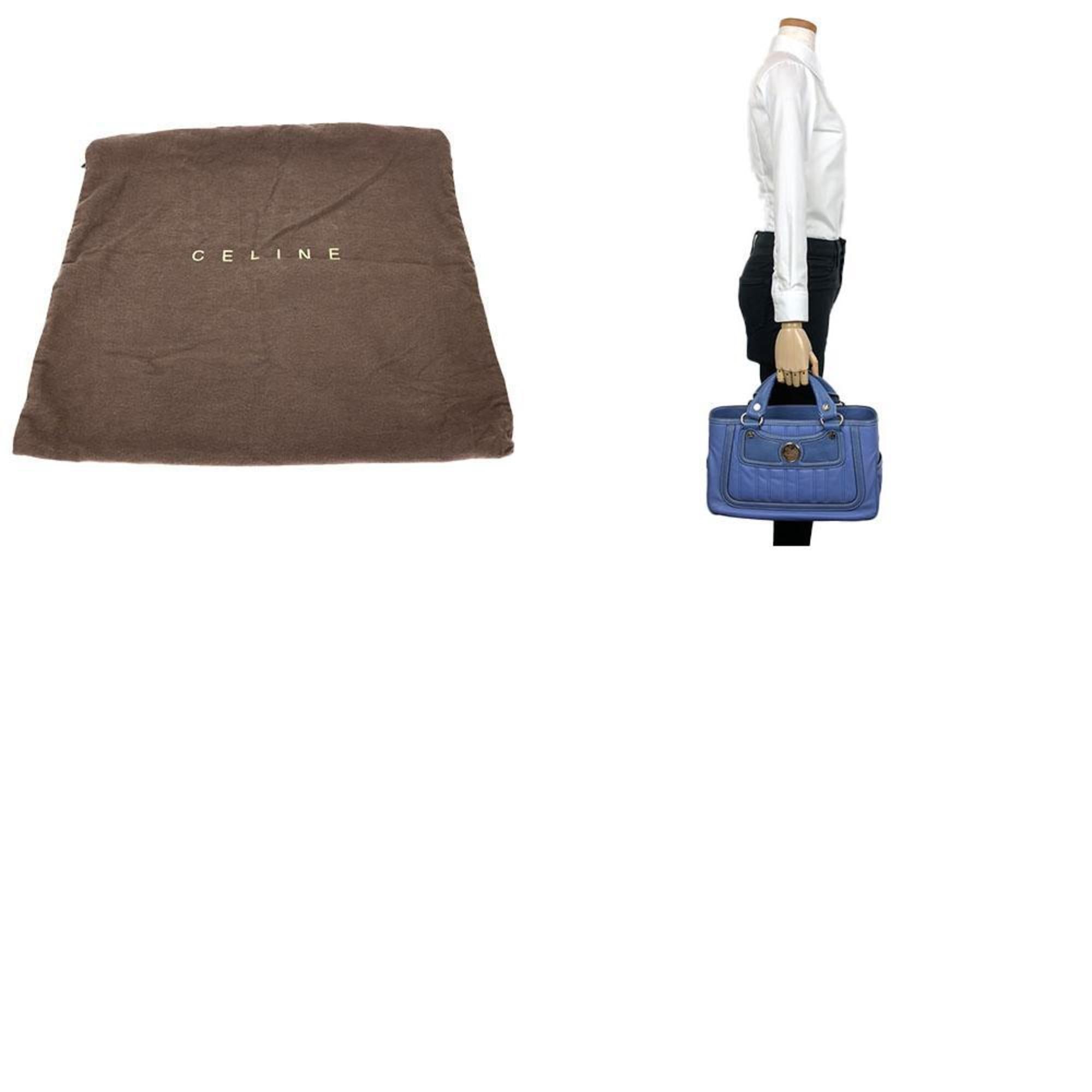 Pre-Owned Celine Handbag Boogie Bag 134023PLA.06BM Leather Blue Women's CELINE (Good)