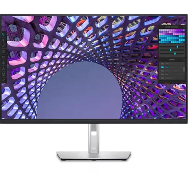 Dell 32\" 3840 x 2160 LCD ComfortView Plus, sRGB Monitor, Black & Silver, P3223QE