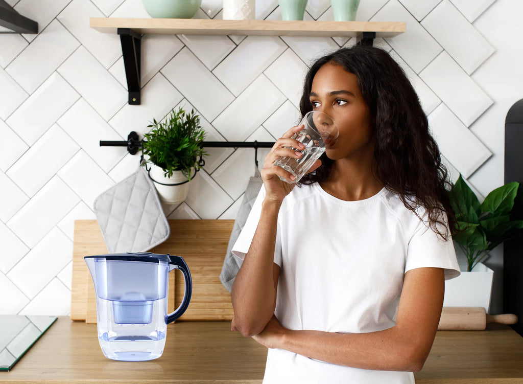 EHM  Alkaline Water Pitcher - 3.8L Pure Healthy Water Ionizer - BPA Free & Anti-Bacterial Filter - Healthy, Clean & Toxin-Free Water In Minutes - Boost Your Energy Levels & Immune System