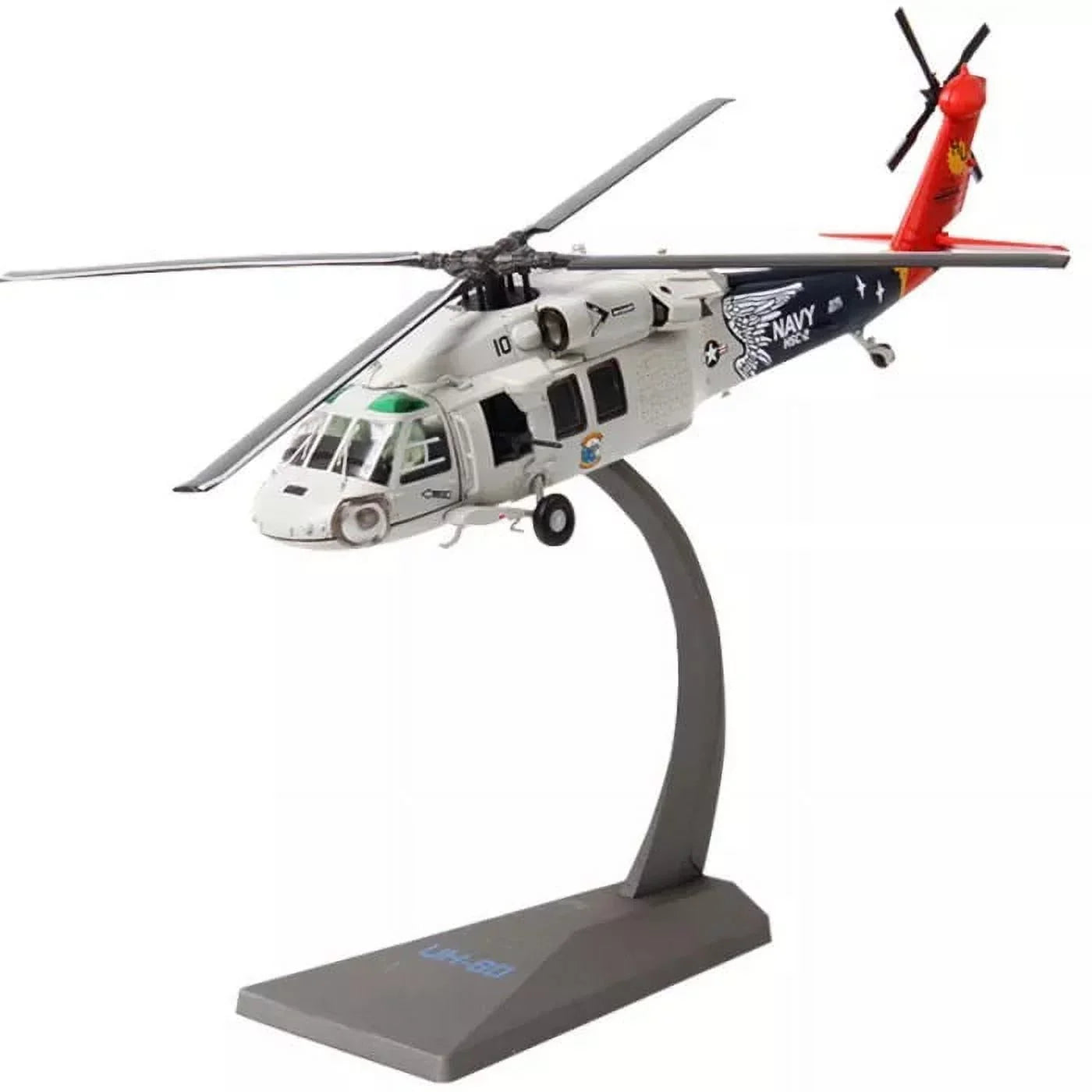 Classic Fighter Model 1:72 USA UH-60 Black Hawk helicopter (Sea Hawk version)  Diecast Airplanes Military Screen Model Aircraft for Collection
