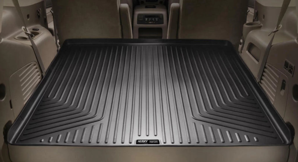 Husky by RealTruck Weatherbeater Series Cargo Liner Black Compatible with 07-12 Chevrolet Tahoe/07-12 GMC Yukon; w/ or w/o 3rd row Seat