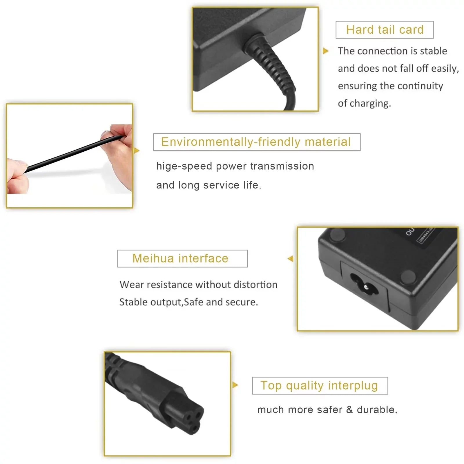 CJP-Geek 135W AC Adapter Charger for Lenovo Y40-70 Y40-80 Y50-70 Power Cord 20V 6.75A