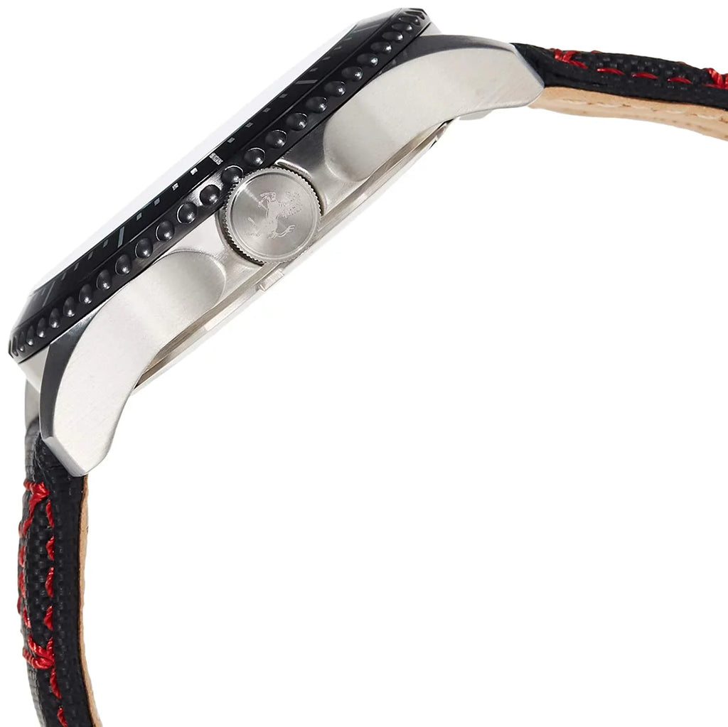 Ferrari Men's Scuderia XX Kers Black Leather Strap 46mm Watch