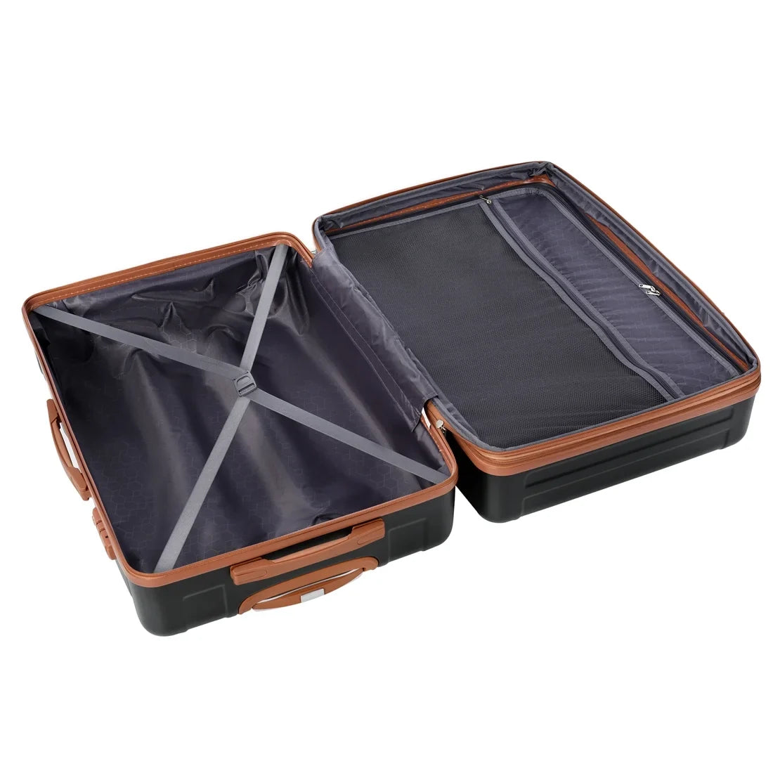 Yone jx je  Luggage 3 Pcs Suitcase Set, ABS Hardside Suit case with Spinner Wheels Lightweight TSA Lock, 20/24/28 Inch,Black