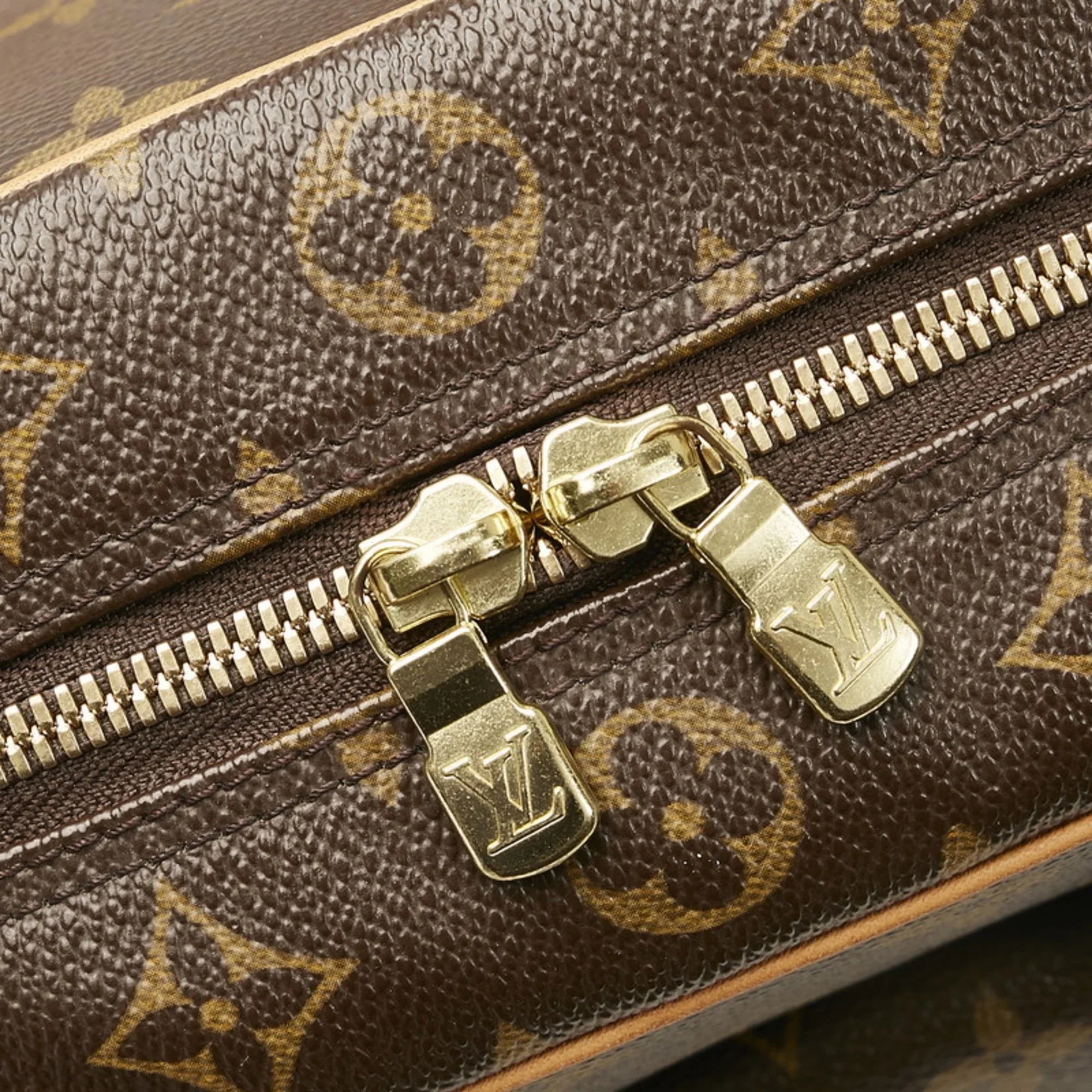 Pre-Owned Louis Vuitton Monogram Exantry Cite Handbag M51161 Brown PVC Leather Ladies LOUIS VUITTON (Good)
