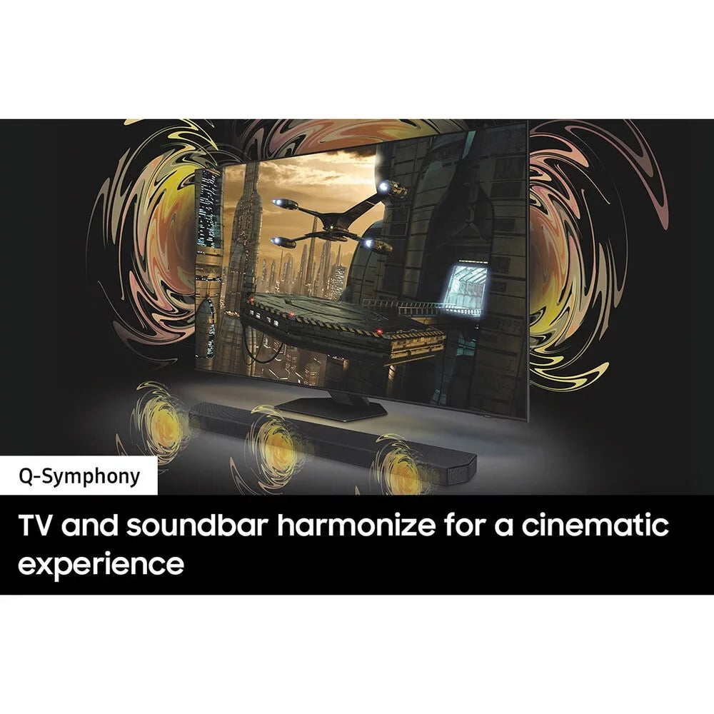 Renewed Samsung - HW-Q990B/ZA 11.1.4ch Soundbar with Wireless Dolby Atmos / DTS:X and Rear Speakers - Black [Manufacturer Refurbished]