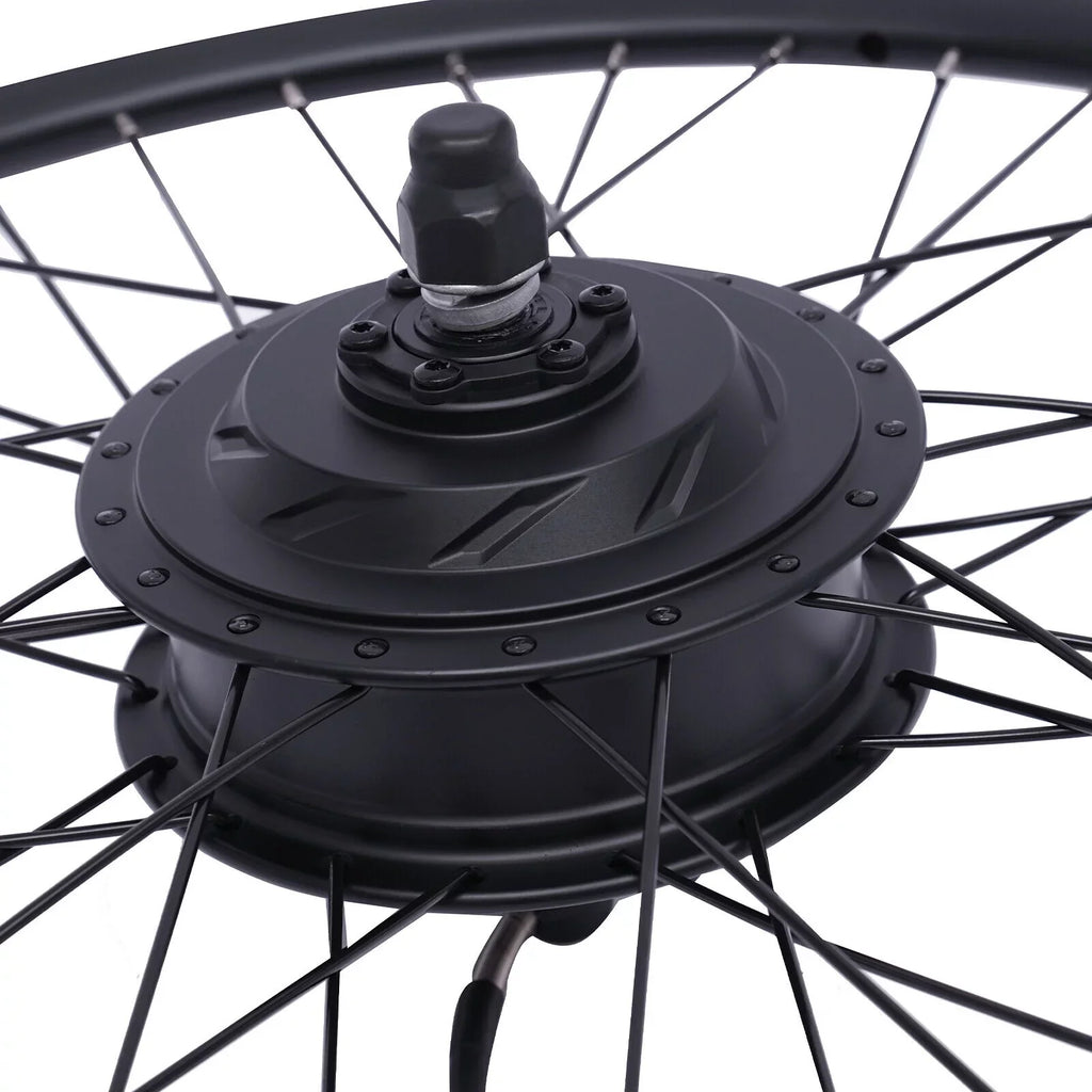 DENEST 27.5" E-Bike Front Wheel Hub Motor Electric Bicycle Motor Conversion Kit 500W 36V