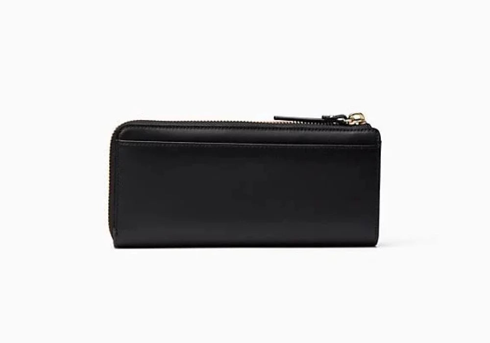 Kate Spade Baldwin Street Nisha Wallet WLRU3285 BLACK / CEMENT